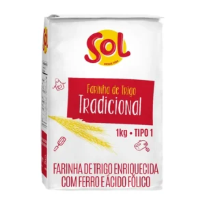Farinha de trigo Sol Tradicional Tipo 1 1 kg