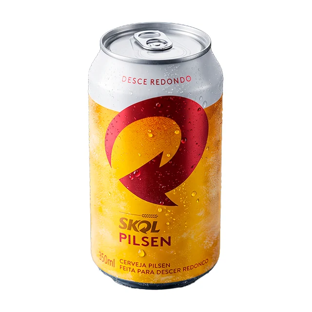 Cerveja Skol Pilsen lata 350 ml